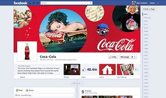 Coca Cola launch Facebook Timeline