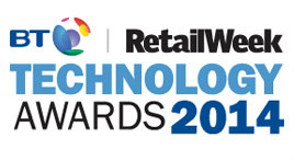 BT Retail Week Technology Awards Finalists' Logo BT RW Technology Awards logo