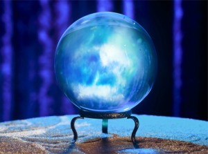 Predicting the future of performance display Crystal ball