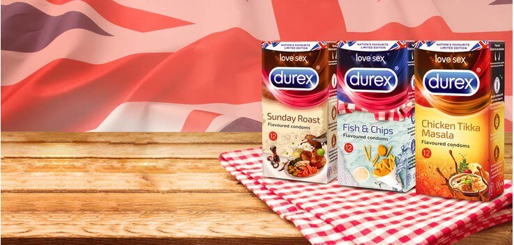 Durex’s faux ‘Best of British’ condom range